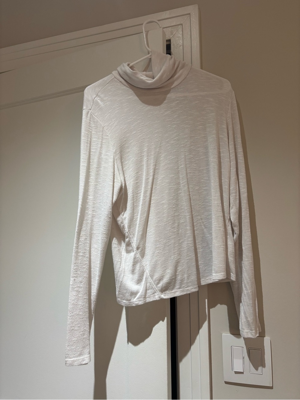 Target Cream Long Sleeve Turtleneck Top